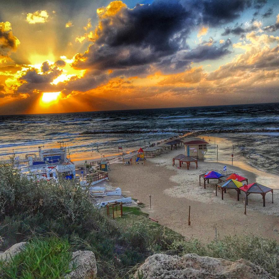 Stunning Studio By The Beach Tel Aviv Eksteriør billede